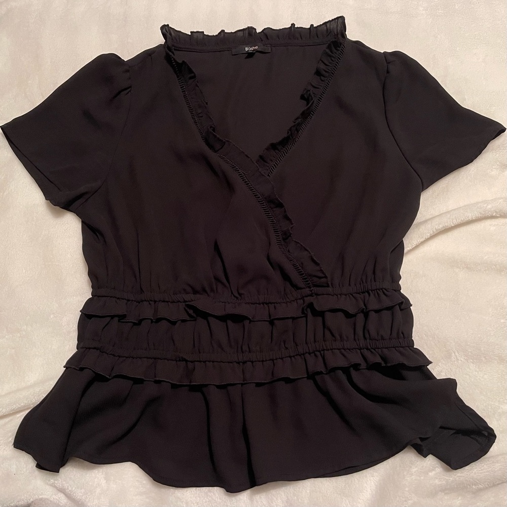 Blashe black blouse M